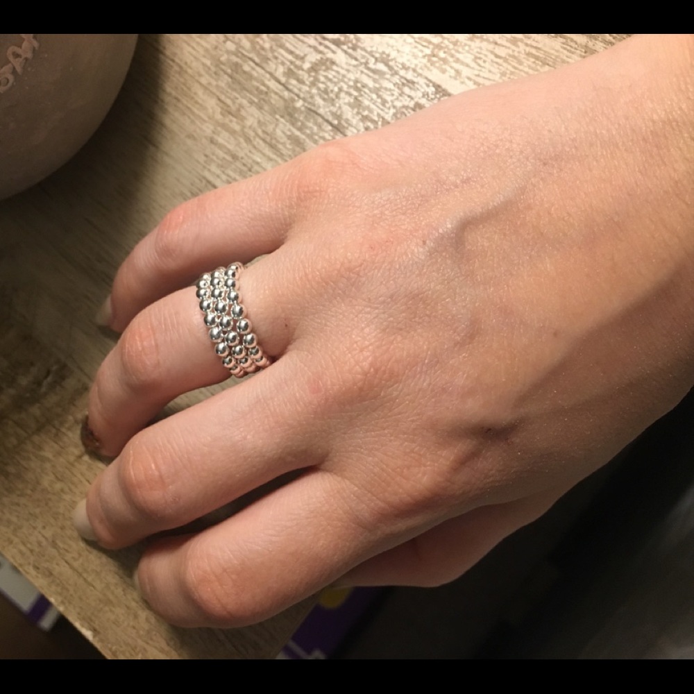 SS Moving Ball Ring
